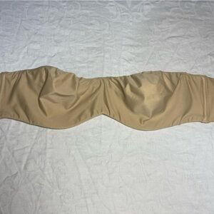Demi Strapless Underwire Bra Stay In Place 34C Nude Cream Tan High Quality